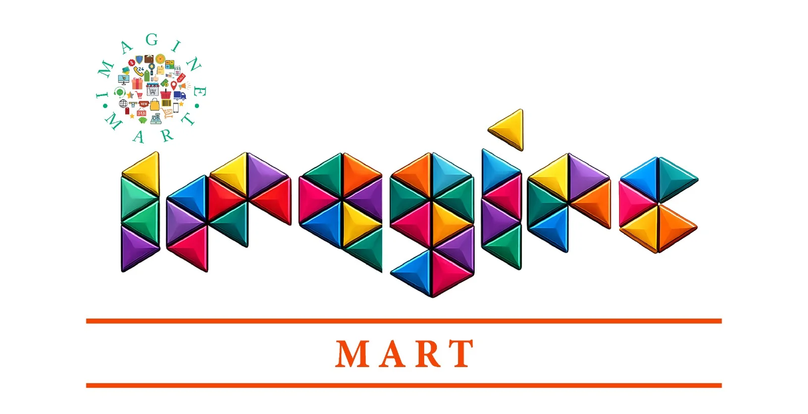 Imagine Mart ecommerce brand logo designed by Imagine Digital Agency